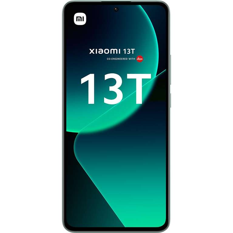 Xiaomi 13T Smartphone + Kopfhörer, 8+256GB Handy ohne Vertrag, 144Hz AMOLED Display, 5000mAh, Leica Profi-Objektiv, Meadow Green
