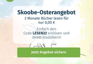Skoobe - 2 Monate kostenlose Ebooks (Neukunden)