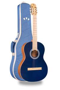 Cordoba Protégé C1 Matiz Gitarre in klassischem Blau mit farblich passender Gigbag