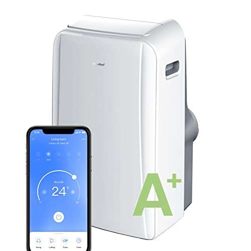Comfee Mobiles Klimagerät Eco Cool Pro 2.9, 10000 BTU 2,9kW, Kühlen&Ventilieren&Entfeuchten mit APP-Steuerung