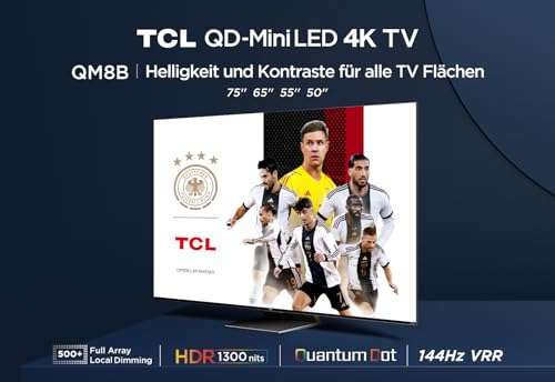 TCL 50QM8B Mini LED Fernseher -Bestpreis - Amazon Prime