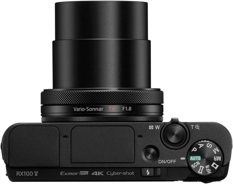 Sony RX 100 V - 1,0-Typ-Sensor, 24-70 mm F1.8-2.8-Zeiss-Objektiv, 4K-Filmaufnahmen und neigbares Display