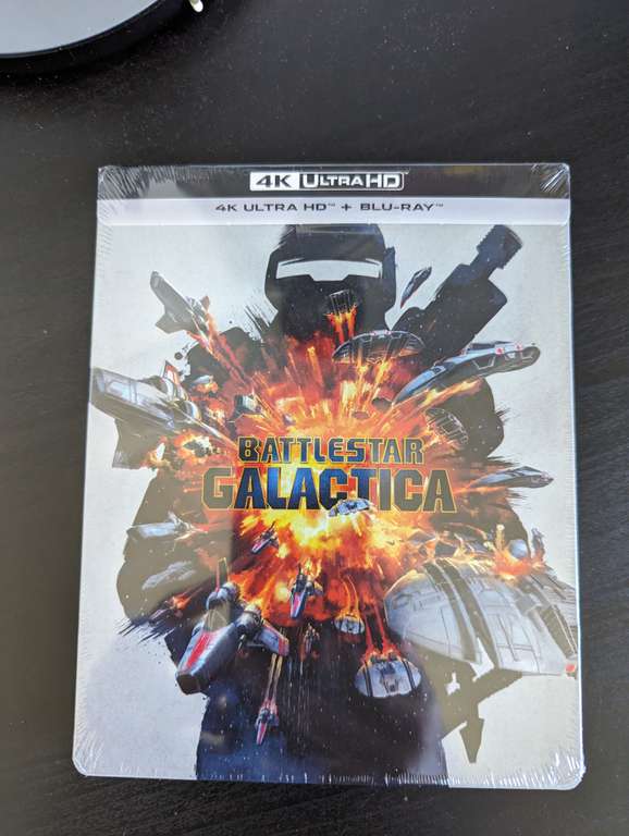 [Amazon.fr] Kampfstern / Battlestar Galactica (1978) - Der Film - 4K Bluray Steelbook - deutscher Ton