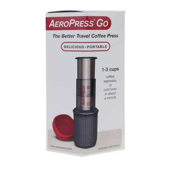 NEU AeroPress Go® Coffee Maker inkl Kaffeebereiter für unterwegs 350 Filtern