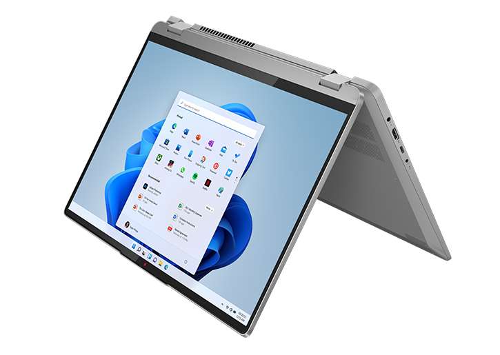 CB: Lenovo IdeaPad Flex 5: 16" 2K IPS Touch 400cd/m², 100% sRGB, Ryzen 5 7530U, 16/512GB, Tastatur beleuchtet, USB-C mit PD & DP, Win11