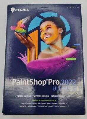 Corel PaintShop Pro Ultimate 2022 Box Retail