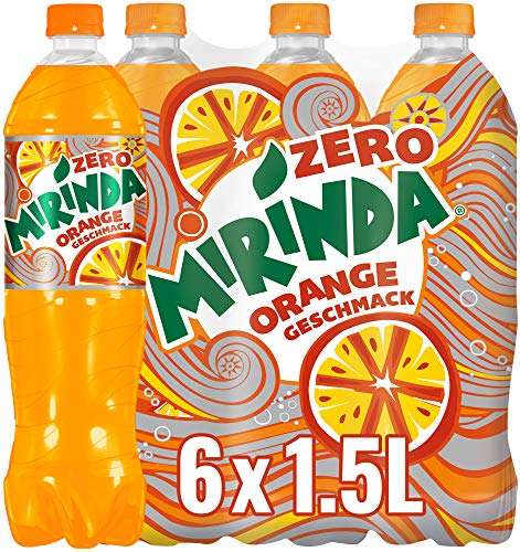 [Sparabo/Getränkelieferdienst] Mirinda Light, Das Original in Orange Light, Limonade mit fruchtigem Orangengeschmack (6 x 1.5 l)