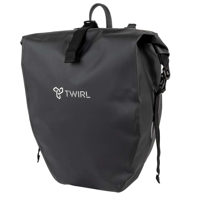 amazon fahrradtasche Twirl Gepäckträger 22L mit Tragegriff & Schultergurt bei - at Amazon - 15,24€ Farbe Flip:aubergine-rot Jamon Serrano Granadul Gran cat_412
