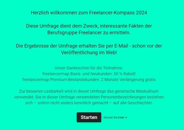 Freelancermap.de - 50% off für Premium Account / bis 31.03.2024
