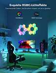 Govee Glide Hexa Pro 3D LED Light Panels, WiFi RGBIC Dreidimensional,Alexa und Google Assistant, DIY, Musik Sync, App-Steuerung