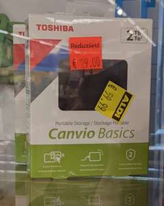 [lokaler Deal - ALDI Nord in Waltrop] Toshiba Canvio Basics 2TB - portable Festplatte