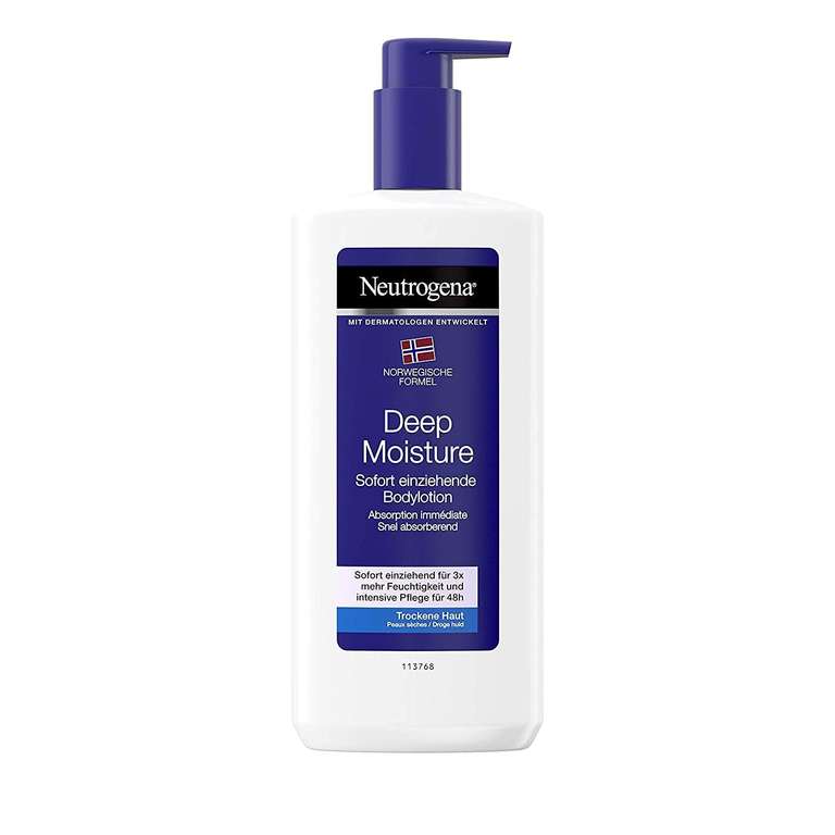 Neutrogena Deep Moisture Bodylotion 400ML (Alte größe / Neues design 250ML) 38% Ersparnis