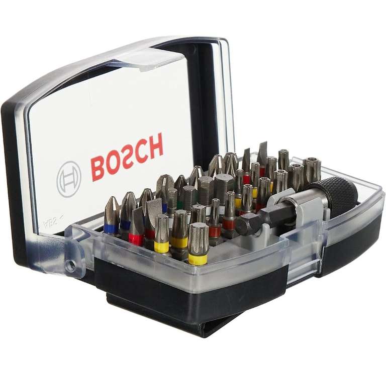 Bosch - Schraubenziehersatz - 32 Stücke - torx, phillips, pozidriv, hex, slot, torq-set - Länge: 25 mm, PRIME