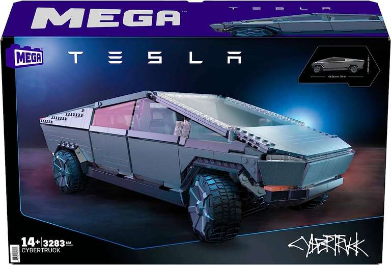 MEGA Construx GWW84 - Tesla Cybertruck 3283 Teile [Amazon It]