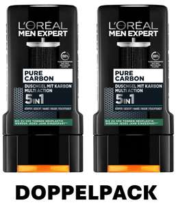 L'Oréal Men Expert Pure Carbon 5 in 1 Shower Gel | 2 x 250 ml mit CB und Premium Mitgliedschaft | 1,20 Je Flasche