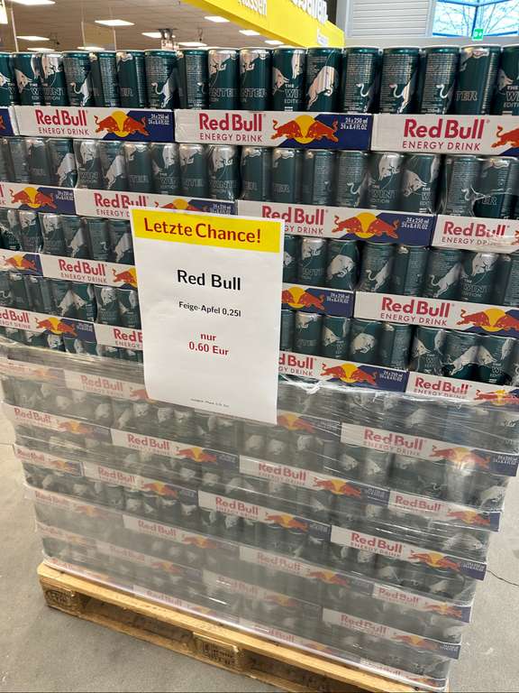 (LOKAL Selgros Erfurt) Red Bull Winter Edition 0,60 € zzg. 0,25€ Pfand