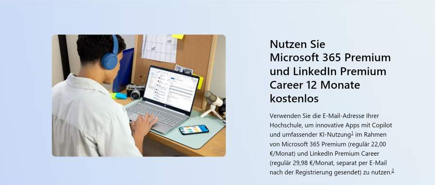 Microsoft 365 Single + LinkedIn Premium 12 Monate kostenlos | mydealz