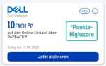 Dell 10Fach Payback Punkte (5% Cashback) auf den Online Einkauf über Payback bis zum 17.09 eventuell personalisiert