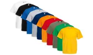 10er-Pack Fruit Of The Loom T-Shirts mit Rundhalsausschnitt in der Farbe und Größe nach Wahl