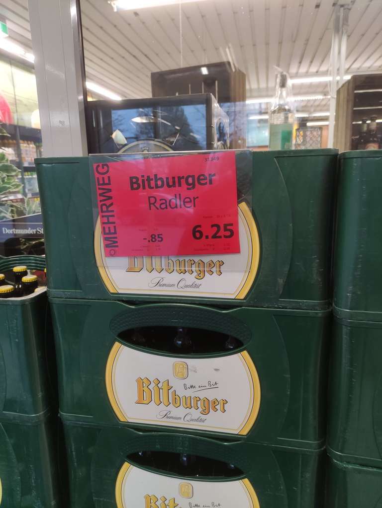 [Lokal Selm] Getränke Paradies: Bitburger Kasten Radler Stubbi 20x0,33l