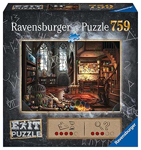 [Prime] Ravensburger EXIT Puzzle 19954 - Drachenschloss: Im Drachenlabor - 759 Teile Puzzle für Erwachsene und Kinder ab 12 Jahren