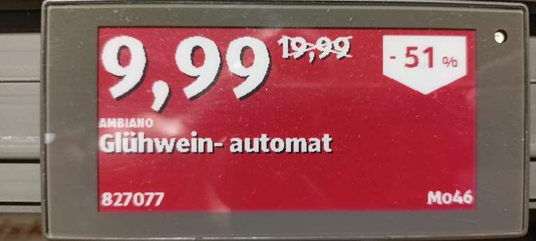 (Aldi Frankfurt-Heddernheim) - Glühweinautomat