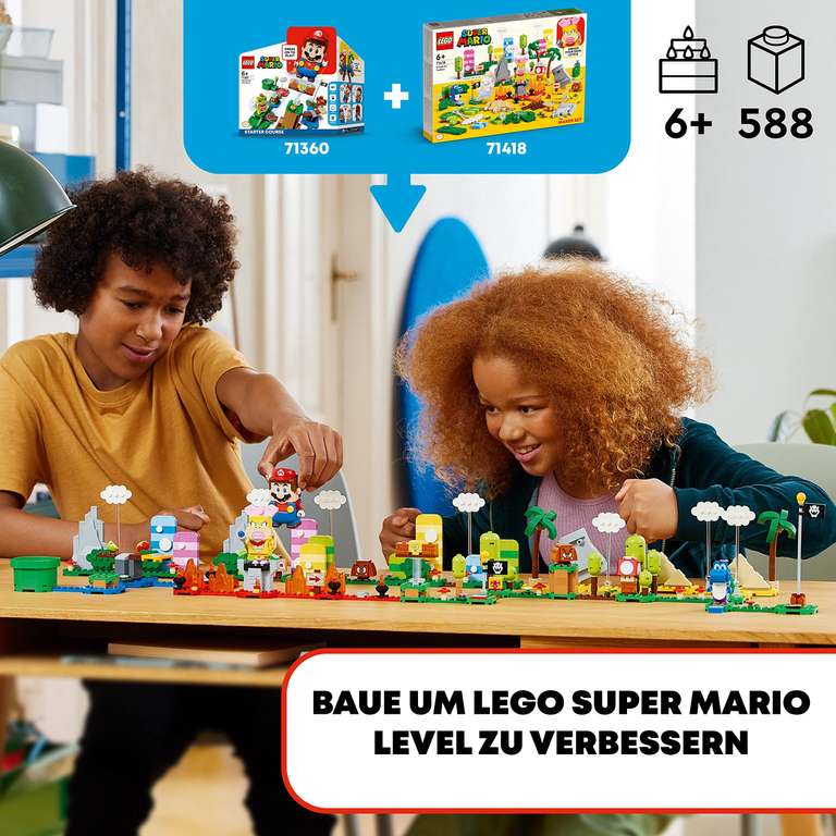 LEGO Super Mario 71418 Kreativbox – Leveldesigner-Set (Prime/MM Saturn Lokal) -48% UVP