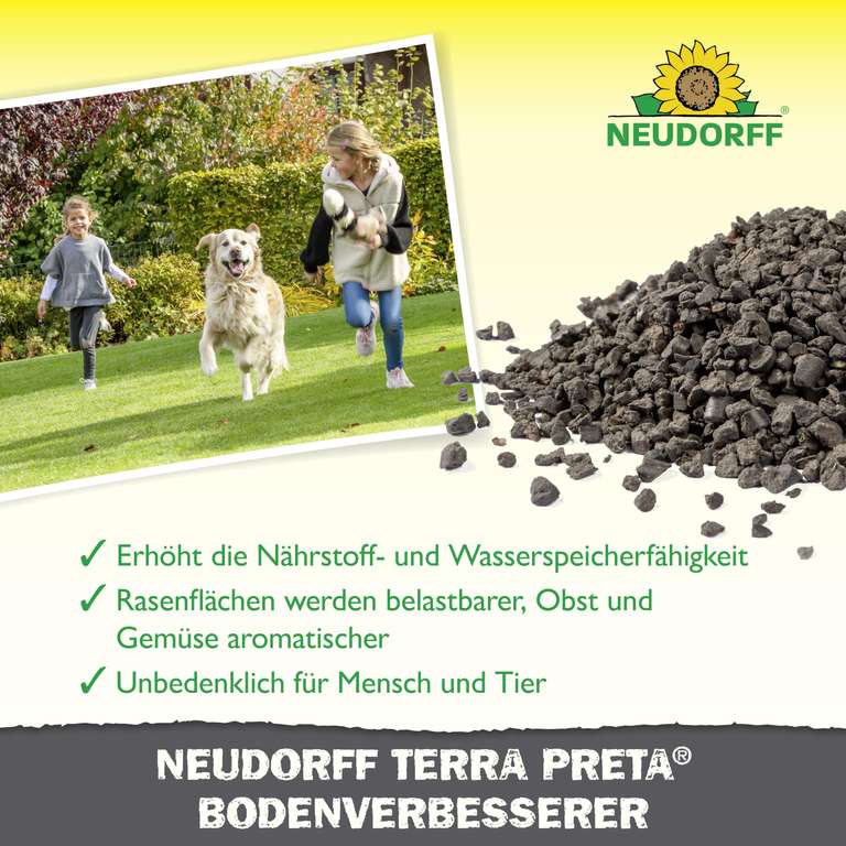 [Prime] Neudorff Terra Preta BodenVerbesserer (Bodenaktivator) 10 kg Bio Dünger