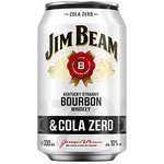 Jim Beam Bourbon & Cola Zero Dose | 10% Vol., Einweg, 12 x 330ml (Prime)
