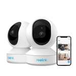 2x Reolink E1 3MP WiFi Überwachungskamera. Baby Monitor, Person-Haustiererkennung, Pan&Tilt, 2-Wege-Audio, Nachtsicht und Bewegungserkennung