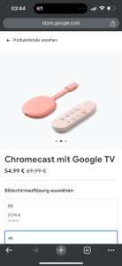 Google Chromecast mit Google TV 4K (Alle Farben)