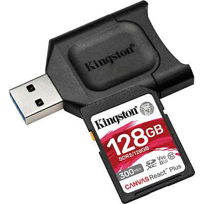 Kingston Canvas React Plus 128 GB SDXC UHS-II V90 mit Payback 84,93 Euro