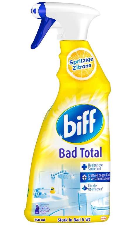 Biff Bad Total Zitrus, Badezimmerreiniger 750 ml (Prime)