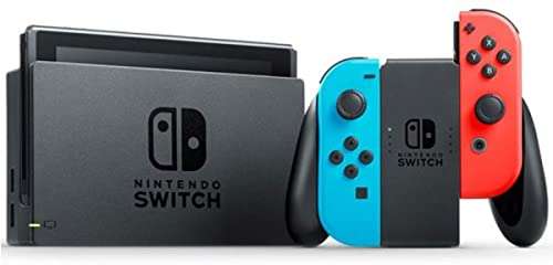 Nintendo Switch neon-rot/neon-blau (neue Edition) + Mario Kart 8: Deluxe + 3 Monate Nintendo Switch Online für 273,40 € (Amazon.fr)