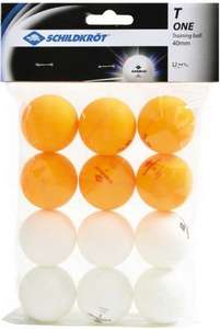 Donic Schildkröt Tischtennis-Ball Jade (Poly 40+, 12 Stück, weiß/orange) [Thalia KultClub]