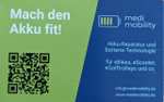 10€ Gutschein: Akku Reparatur für eBikes, eScooter, eGolftrolleys und co | Medimobility GmbH