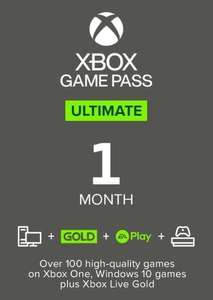 Xbox Game Pass Ultimate - 1 Monat für 0,80€ (0,37€ mit wallet) - Not Stackable (Redeem USA Microsoft Store)
