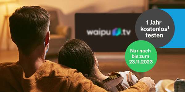 Waipu TV 12 Monate Perfect Plus für Deutsche Glasfaser Kunden kostenlos optional 4k Stick für 14,98€
