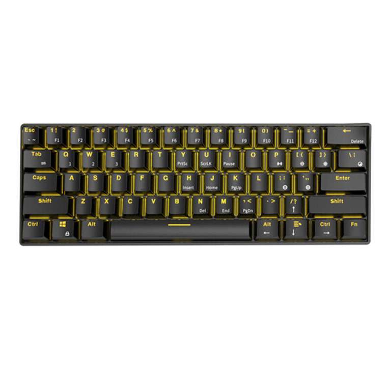 Royal Kludge RK61 Mechanische Dual-Mode-Tastatur EN Layout (ANSI)