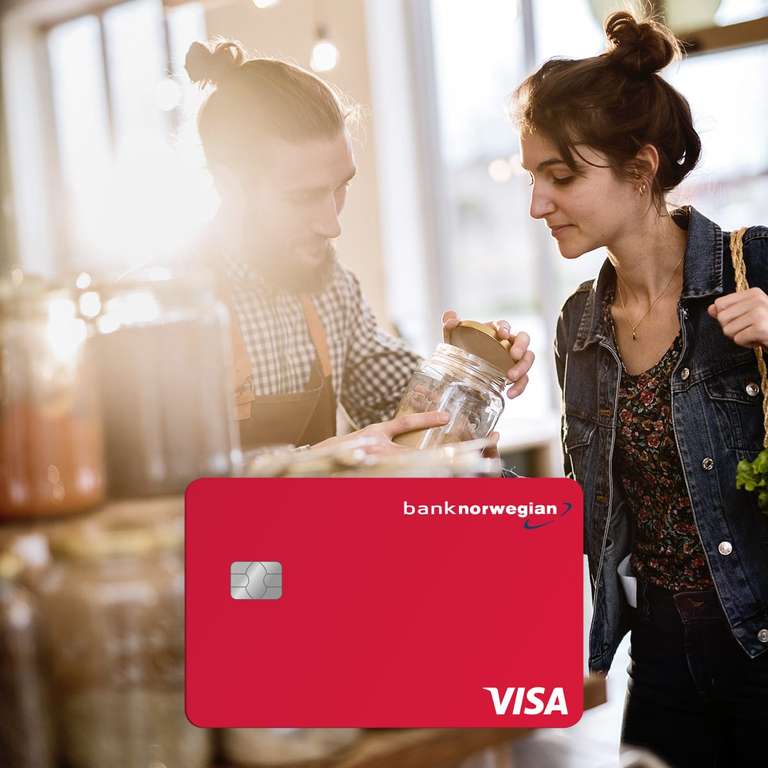 Bank Norwegian Kreditkarte mit 30€ Prämie (0% AEE, Versicherungspaket, kostenlos Bargeld am ATM)