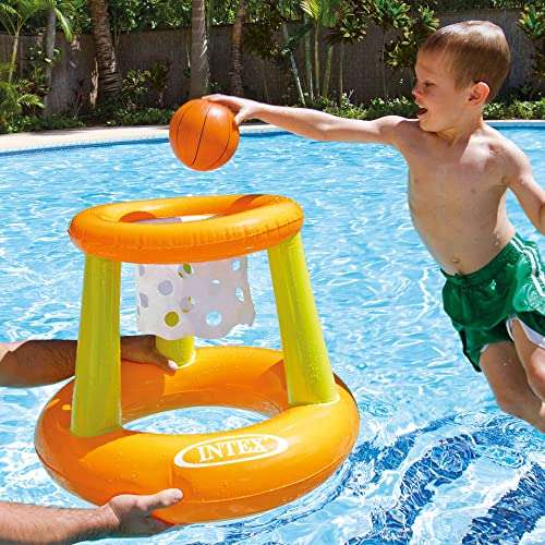 Intex Fun Goals Game - Wasserballnetz 140x89x81cm + Wasserspiel Floating Hoops Ø 67 x 55 cm / Wasserballnetz alleine 5,90€ @ Prime