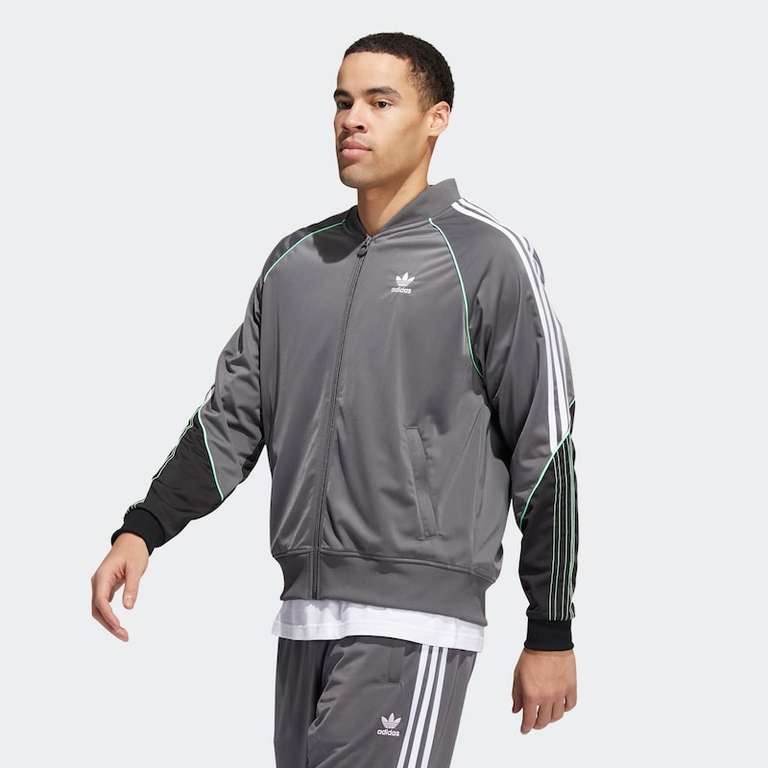 Adidas Tricot SST Originals Trainingsjacke Herren grau (Gr. S, M und L)