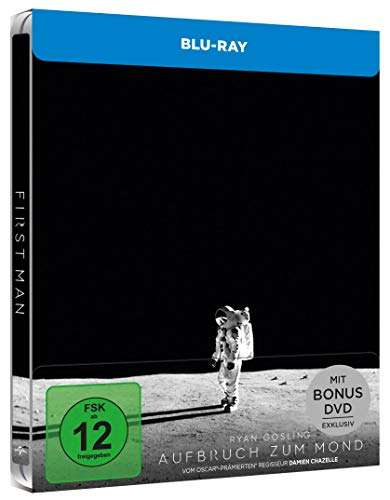 Aufbruch zum Mond - Limited Steelbook Edition (Blu-ray + Bonus DVD) für 9,99€ (Amazon Prime & Müller Abholung)