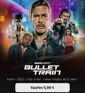 Bullet Train 4K | Dolby Vision Kaufstream [Apple TV / iTunes]
