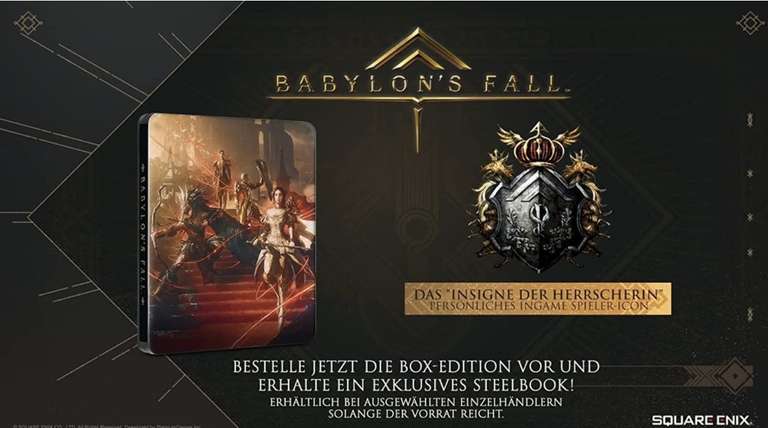 Babylon Fall Ps5 inkl Steelbook
