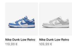 Nike Dunk Low Grey Fog und Polar Blue 20 Euro bzw. 20% weniger durch TK Code oder Unidays Code zu bekommen Shoop auch 20 Euro möglich