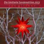 Herrnhuter A1e Stern - rot glitter - Sonderedition 2023 (Herrnhuter Online-Shop)