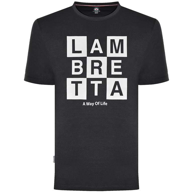 Lambretta T-Shirt für 7,69€ + 3,95€ VSK (100% Baumwolle, 3 Varianten verfügbar, Größen M bis 3XL)