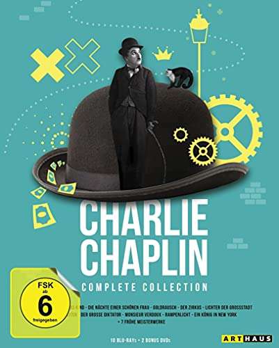 Amazon: Charlie Chaplin - Complete Collection (Blu-ray) für 55,27€
