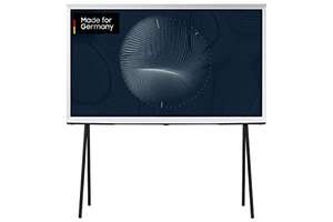 Samsung QLED The Serif 50 Zoll Fernseher (GQ50LS01BAUXZG, Deutsches Modell), Ikonisches Design, mattes Display, abnehmbare Standfüße [2022]